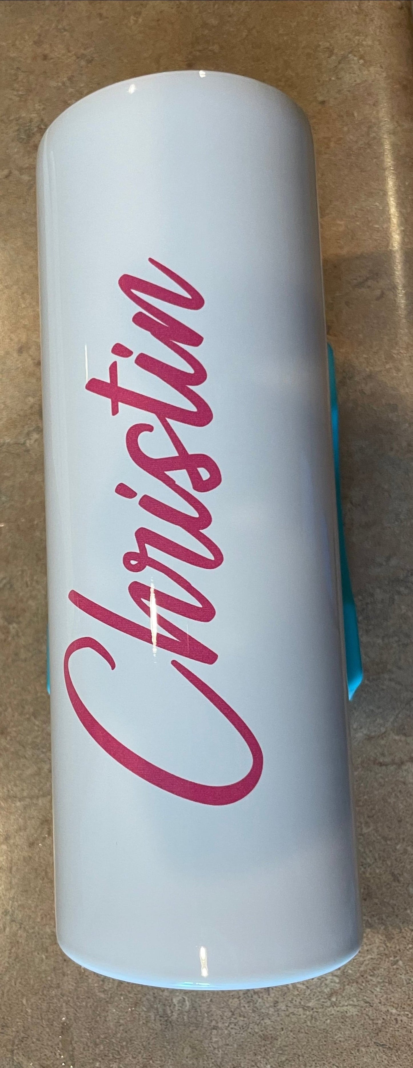 NON Glitter 20 oz. Custom skinny tumblers