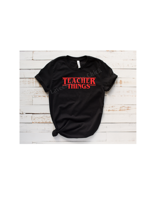 Teacher Things Short Sleeve