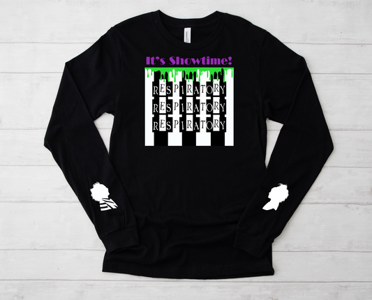 BeetleJuice Long Sleeve shirt for Respiratory Therapists