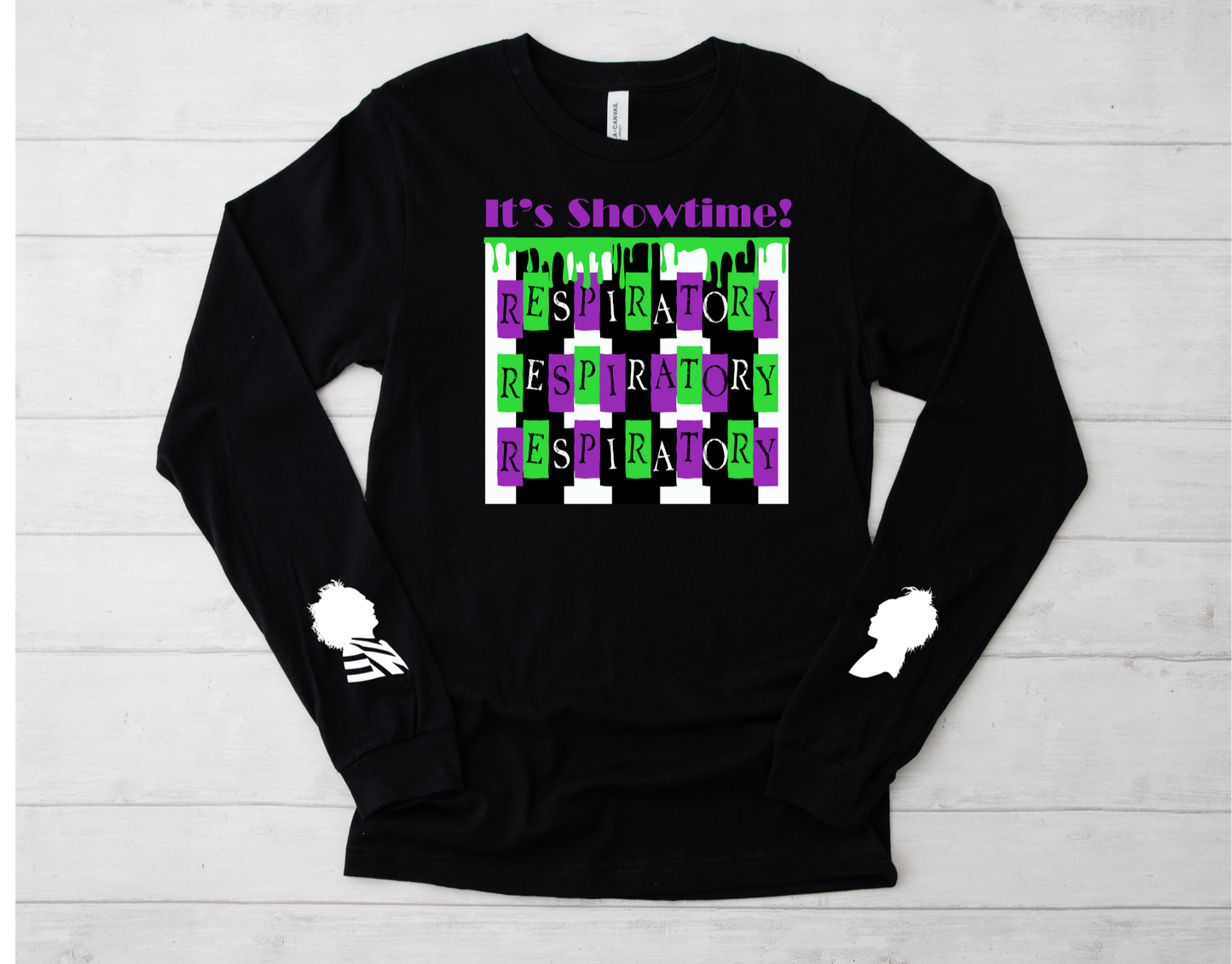 BeetleJuice Long Sleeve shirt for Respiratory Therapists