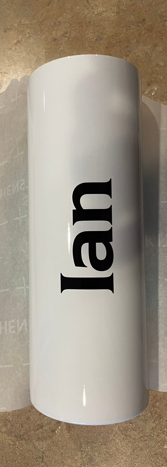 NON Glitter 20 oz. Custom skinny tumblers